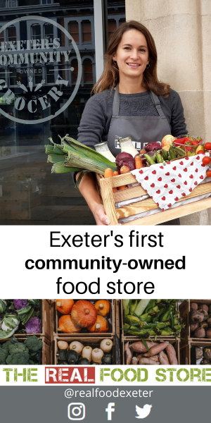 Community owned grocery store in Exeter