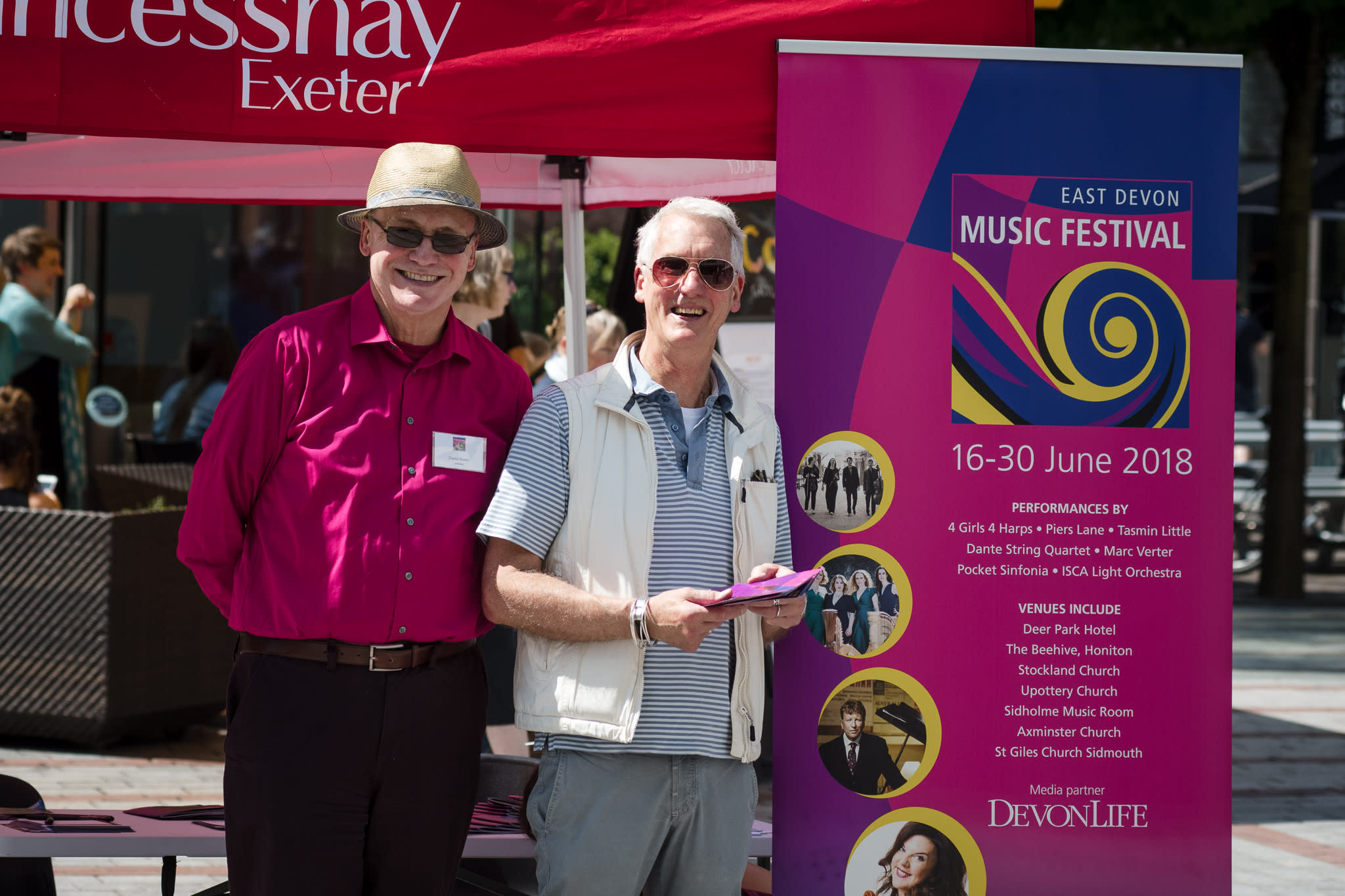 The East Devon Music Festival launches in Exeter's Princesshay The
