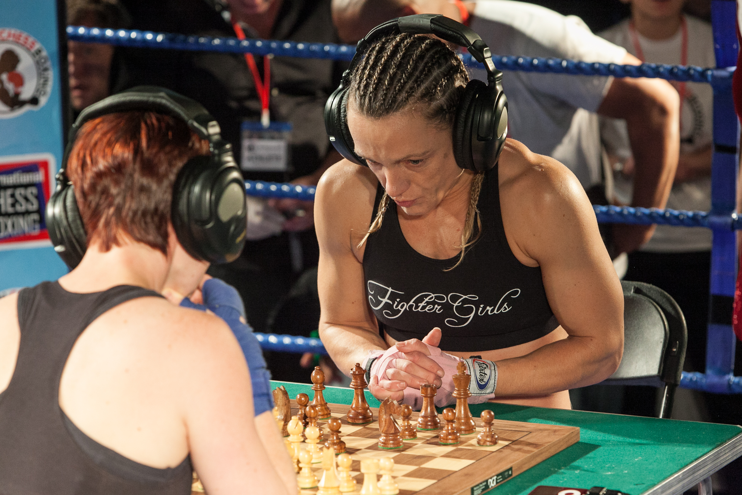 Ruthie Wright is British Chessboxing Champion.