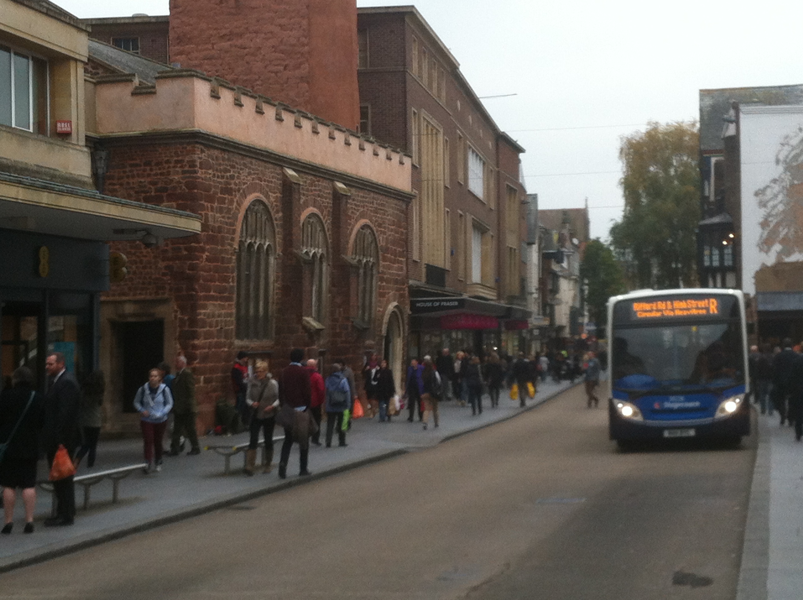 Stagecoach diversions in place due to Exeter High Street closure | The