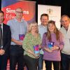 3rd placed Quizzly Bears, University of Exeter (l-r) Jean-Paul Quertier, Partner at Simpkins Edwards; Martin Henson; Nicola Baker; Simon Pearn; Vivienne Copp; Phil Burrow. 