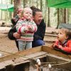 Mums and Children at Forest School
