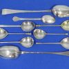 Antique silver spoons