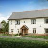 CGI Image of the Allercombe house type at The Grove, Rockbeare by Burrington Estates