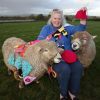 Deborah Custance Baker launches the longest knitting bunting challenge for Devon County Show 2020, the 125th Show