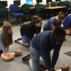 Young people taking part in NCS learn CPR with the support of Jay's Aim charity