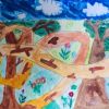 The winning Keys Stage 1 entry in this year's CPRE Devon children's art competition