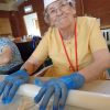 Cadogan Court resident Cynthia Noakes with rolling pin at the ready for The Great Cadogan Bake Off.