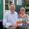 Moorland Fuels' Cosy Heating Club Winner and Commercial Sales Account Manager