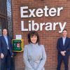 Brewin Dolphin South West funds Defib machine at Exeter library
