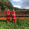 Kate Adlam and Paul Robinson, paramedics with Devon Air Ambulance