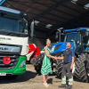 Georgina Lamb, Head of Partnerships at FCN shaking hands with Moorland Fuels tanker driver Georgina Lamb, Head of Partnerships at FCN shaking hands with Moorland Fuels tanker driver