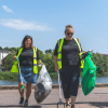 People Litter Picking on Exeter Quay People Litter Picking on Exeter Quay