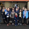 Exe Sailing Club members celebrate the opening of the clubhouse extension - photo Tom Hurley