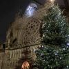 Exterior of Exeter Cathedral during Advent (