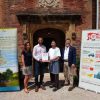 L-R: Kate Payne, FSC Regional H&C Lead & FSC Slapton Centre Manager, David Persaud, Food For Life Served Here Development Manager (Midlands) at the Soil Association, Chris Berry-Roper, Head Chef FSC Nettlecombe Court and Mark Bolland, Director of Infrastructure at FSC.