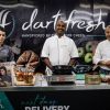 Chefs Cooking on Demo Stage at Dart Fresh