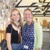 Head of Sixth Form Ali Marsh with Maddy King who joined Exeter School in the Sixth Form.
