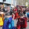 Tribal belly dancers took part in the Exeter Pride march. Photo: Alan Quick.