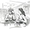 Illustration by Mark Hannon, from the forthcoming book When Time Aligns: Stories of Care From a Dementia Companion.