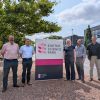 Pictured at Exeter Science Park (L-R) Matt Roach ESP, David Green RED Construction Group,Dr Sally Ba
