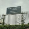 Sign saying Burrington Estates, Homes of Distinction