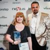 WINNER: Enable Law's Nicola Rawlinson-Weller with award sponsor Adam Hall of Review Solicitors.jpg