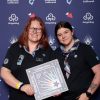 Nicole and Amy at Girlguiding Celebrates