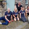 Simpkins Edwards' team of volunteers accompanied by Museum of Dartmoor Life Manager Keri Quertier.