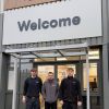 (L-R)  Apprentice Jack Bauer, Taunton centre manager Dave Livesey and apprentice Joe Street