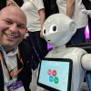 Richard Woods with one of the care show attendees