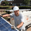 Solar panels being installed by SunGift Solar