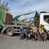 The team helping with the delivery of soil improver at Westbank's Community Allotment in Exminster The team helping with the delivery of soil improver at Westbank's Community Allotment in Exminster