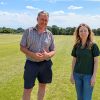Richard Hockley and Steff Dennis from HCT Turf
