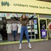 Exeter University student Niamh O'Riordan-Mitchell volunteers in the Children’s Hospice South West charity shop in Sidwell Street, Exeter. Picture: Tim Lamerton Photography 