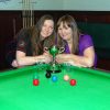  WEBSF Ladies Snooker Open Finalists - Winner Traci Wannell & Runner-up Louise Cordery  