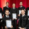 police officers from Devon & Cornwall constabulary showing awards