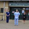 Mike Watson, M/D – Stagecoach SW / Heather Baker,  Lead Nurse – STMG / Dr Emma Green, M/D – STMG / M