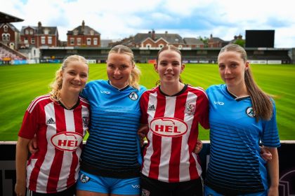 L-R: Daisy Sheppard, Lily Dowling, Lauren LePoidevin and Kayleigh Turner.