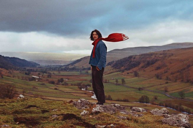 Chris Brain on the Yorkshire Moors by Hannah Burgess