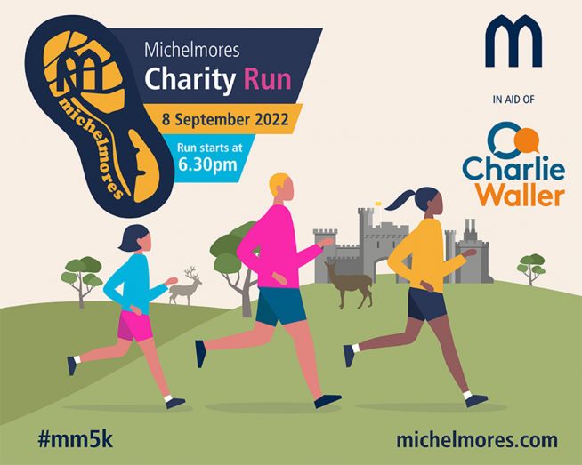 Michelmores Charity run logo 