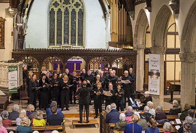 Dunsford Singers in St. David's Church