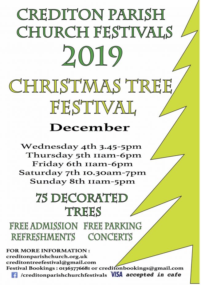 Crediton Parish Church Christmas Tree Festival