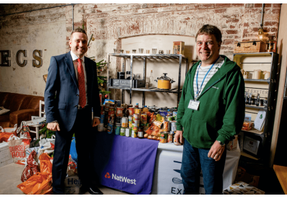 exeter businesses donate hundreds of items to support city mary 12 days of christmas 2019