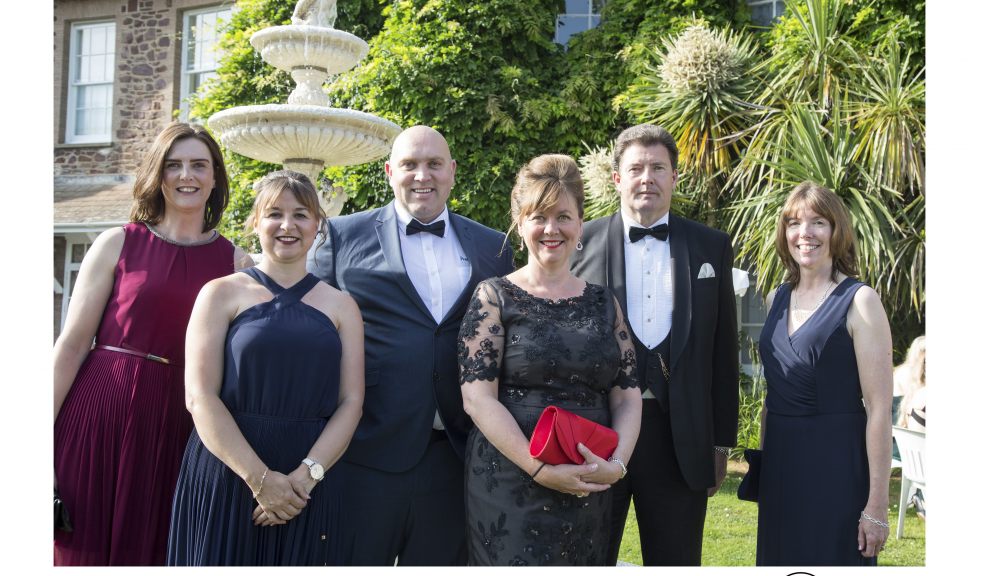 (L-R): Nicola Dunn - Devon County Council/Proud to Care; Tracy Grant - Devon County Council/Proud to Care; John Powell - Unicare; Geraldine Benson - Devon County Council/Proud to Care; Councillor Andrew Leadbetter - Exeter City Council; Sally Ann Turner - Devon County Council/Proud to Care