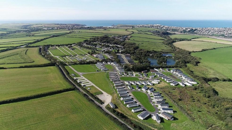 Trevella Park near Newquay's Crantock Beach has its own fishing lakes amid peaceful Cornish countryside