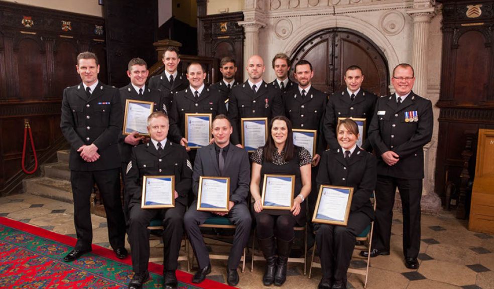 L-R Standing Supt Eastwood, PS Paul Roberts, DC Andy Hingston, PC Owen Jones, SC Thomas Osborne, PC Anthony Osborne, SC Ben Martin, PC Mark Curnow, PC Robert Dodd, Ch.Supt Davies L-R sitting PS Alan Barnsley, PCSO Kevin MacLeod, DC Louise Davies, SC Helen Legg