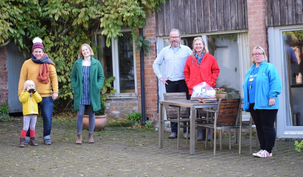 Robin Rea, Harriet Seed, Ruud Jansen Venneboer, Jacqueline Parke and Toni Hiscocks at Mazzard Farm Cottages