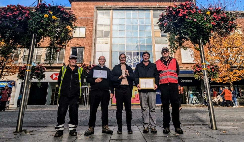 Mattie Richardson (centre) with some of city partners who were part of the Judges Tour