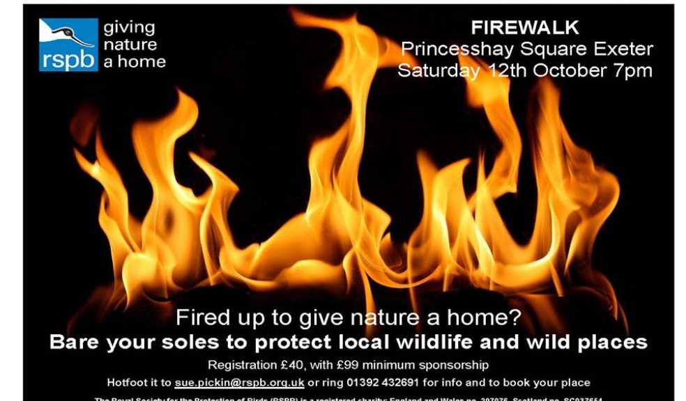 RSPB Exeter Firewalk